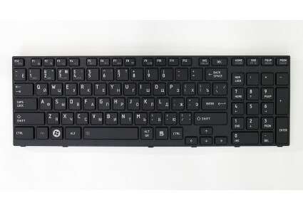 Клавиатура для ноутбука TOSHIBA Satellite P750, P755, P770, P775, A660, A665, Black, RU